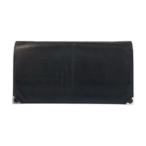 Cartier Must Line Black Leather Long Wallet